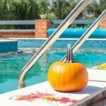 Fall Pool Décor