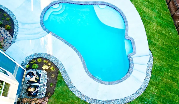 Heated inground pool